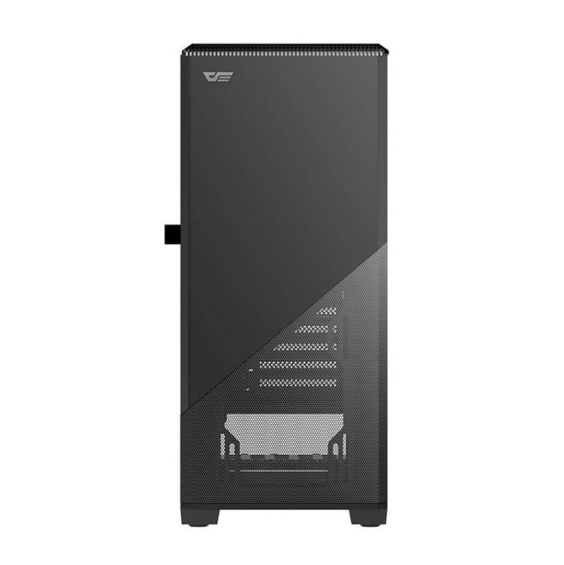 Datorchassi Darkflash DK151 Mid Tower, svart, 3xRGB-fläktar, ATX/mATX/ITX