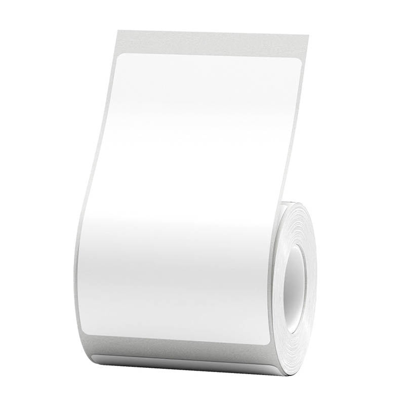 Etiketter 50x80mm 95st, termiska vita Niimbot T-rulle för B21 & B3S