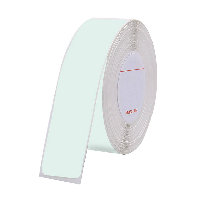 Etiketter 14x60mm 110st, termiska mintfärgade Niimbot T-rulle för H1S