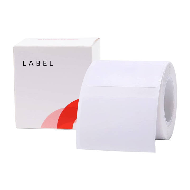 Etiketter 50x30mm 230st, termiska vita Niimbot T-rulle för B21