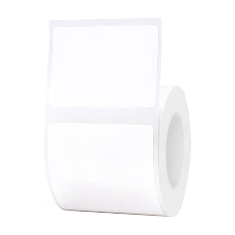 Etiketter 40x30mm 900st, termiska vita Niimbot T-rulle för K-serien
