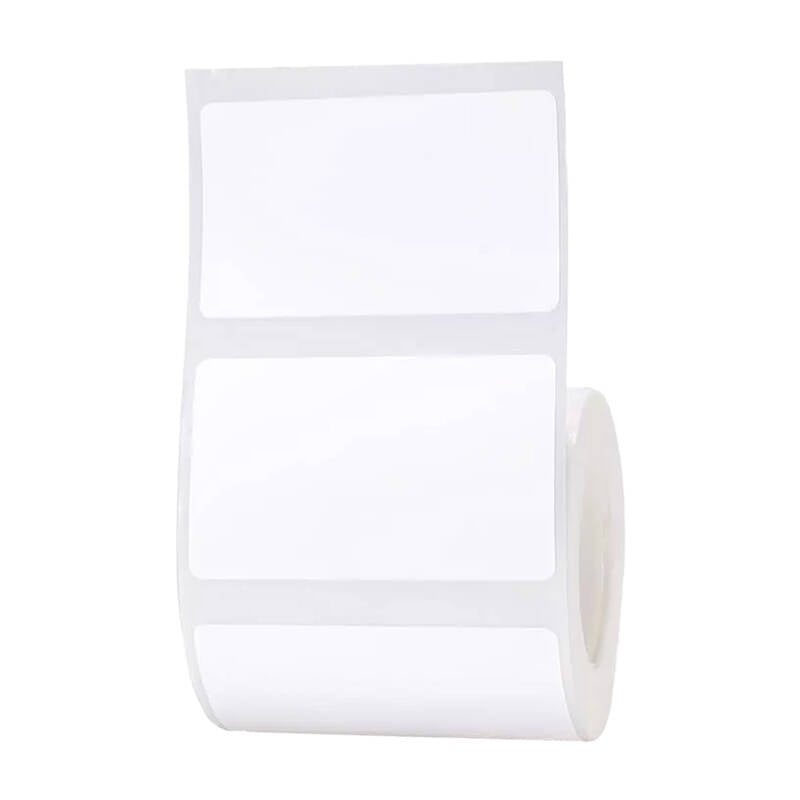 Etiketter 50x30mm 225st, termiska vita Niimbot PL-rulle för M2-serien