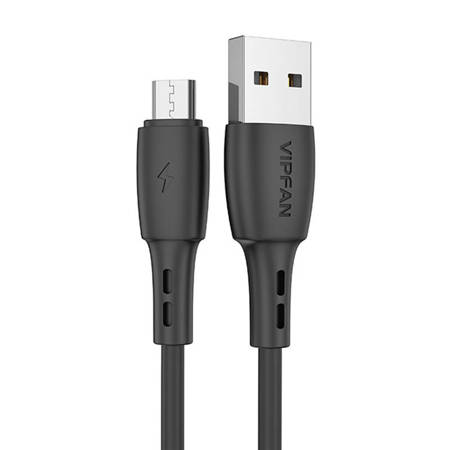 Micro-USB kabel, 1m svart