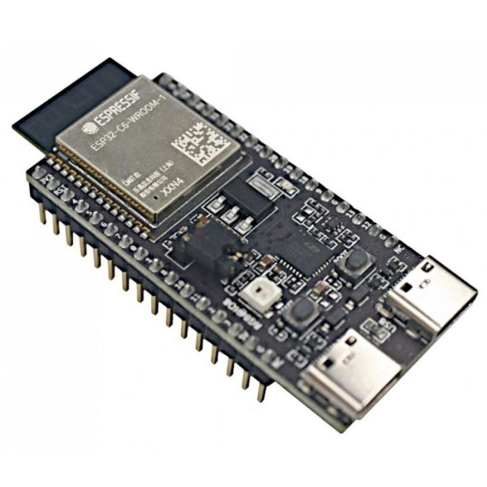 Espressif ESP32-C6-DevKitC-1-N8 - Utvecklingskort med 8MB SPI Flash (ESP32-C6-WROOM-1)