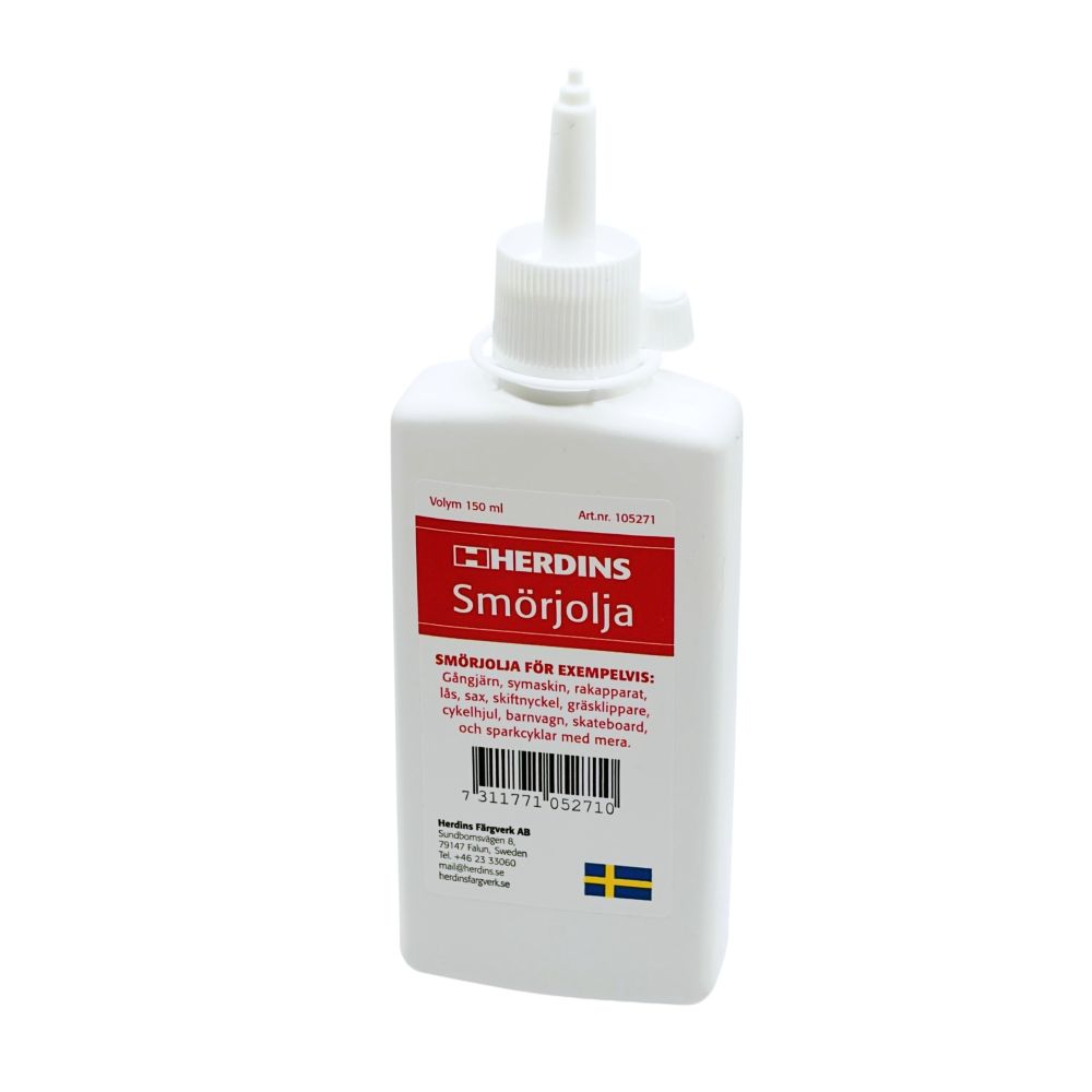 Herdins Smörjolja för symaskiner och finmekanik, 150ml