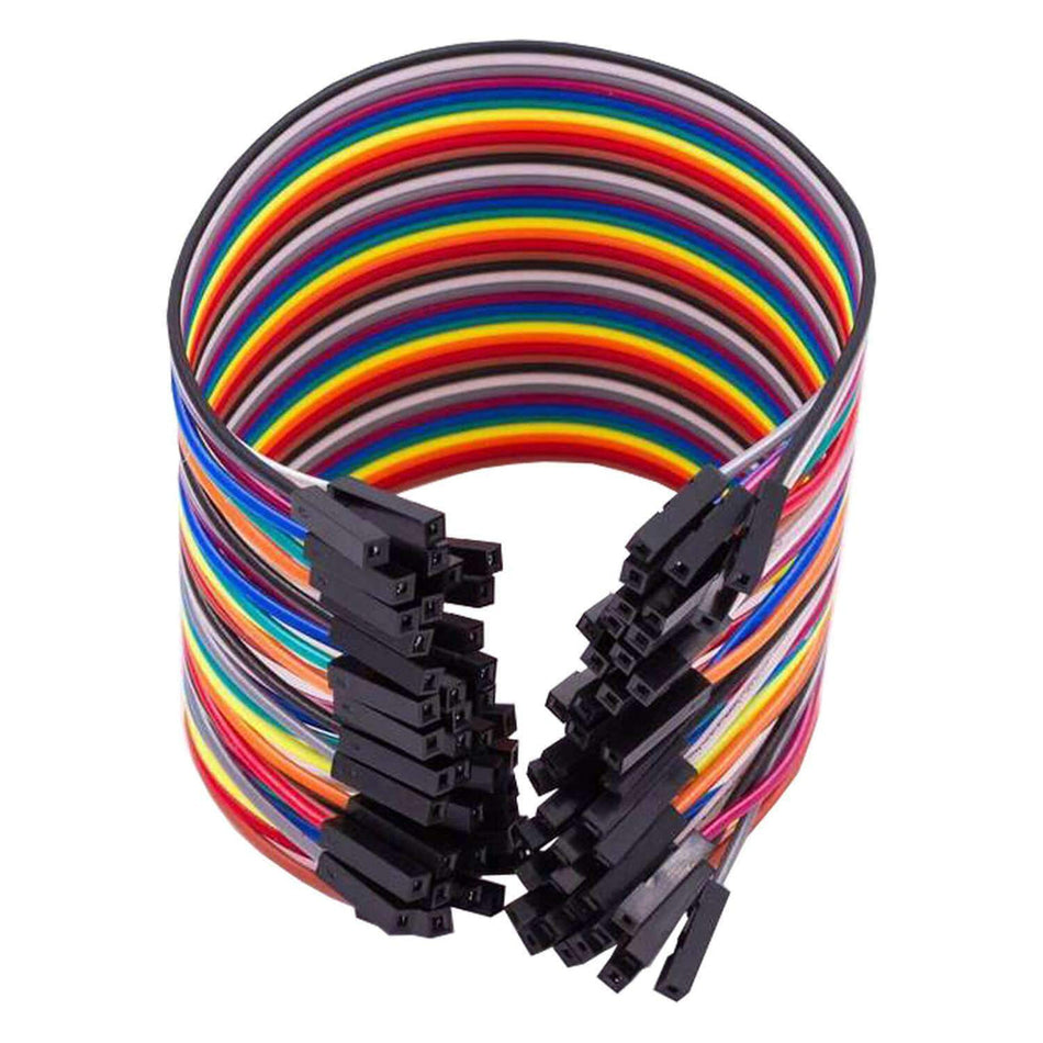 Kopplingskablar hona-hona 40 st – Dupont jumper wire för Arduino / Raspberry Pi