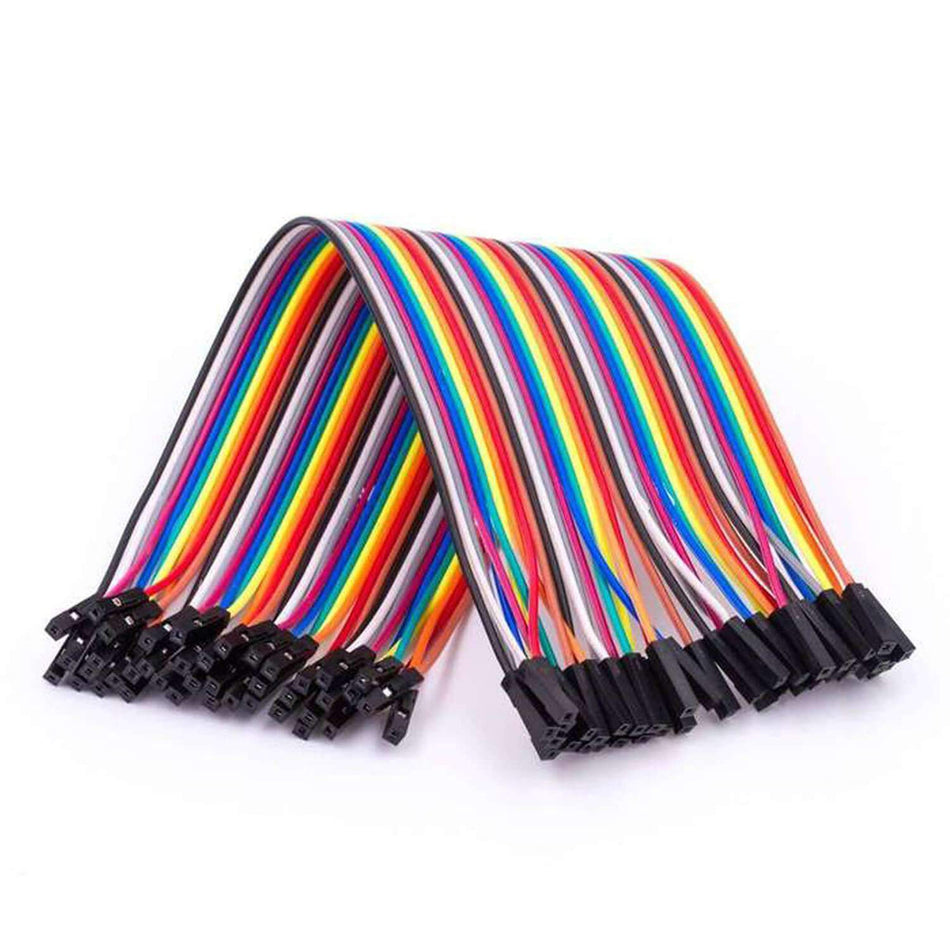 Kopplingskablar hona-hona 40 st – Dupont jumper wire för Arduino / Raspberry Pi