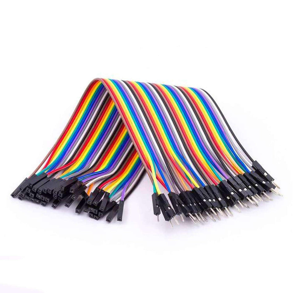 Kopplingskablar hane-hona 40 st – Dupont jumper wire för Arduino / Raspberry Pi