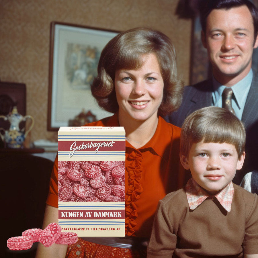 Sockerbageriet Kungen av Danmark, retrogodis 100g