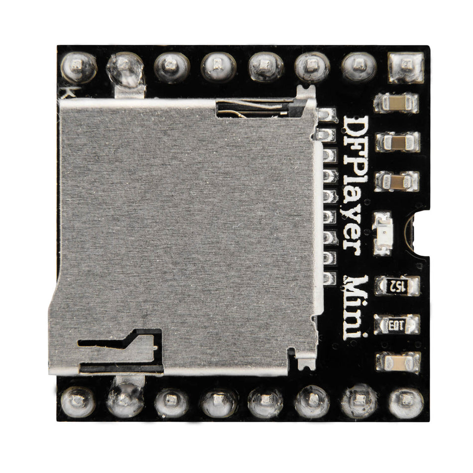 DFPlayer - MP3 spelare för elektronik, microSD 21x21mm