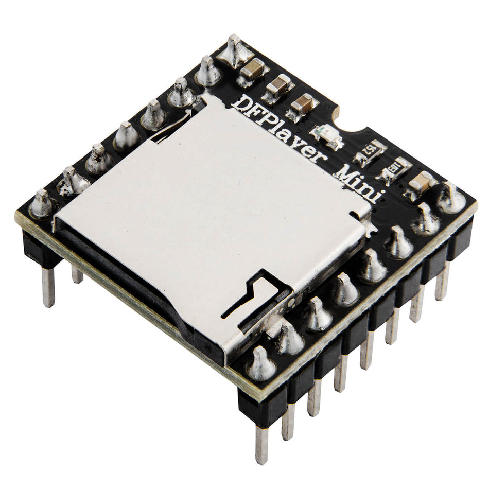 DFPlayer - MP3 spelare för elektronik, microSD 21x21mm