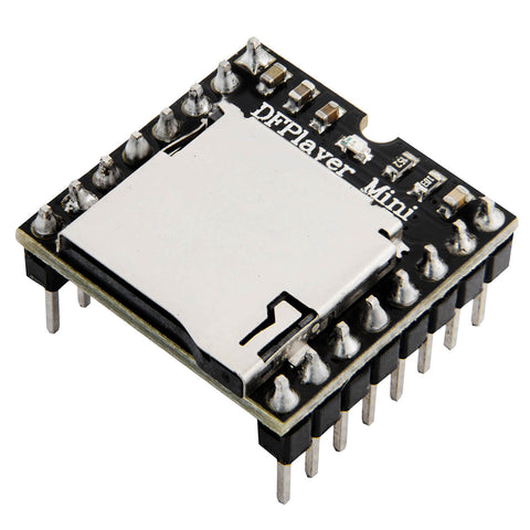 DFPlayer - MP3 spelare för elektronik, microSD 21x21mm