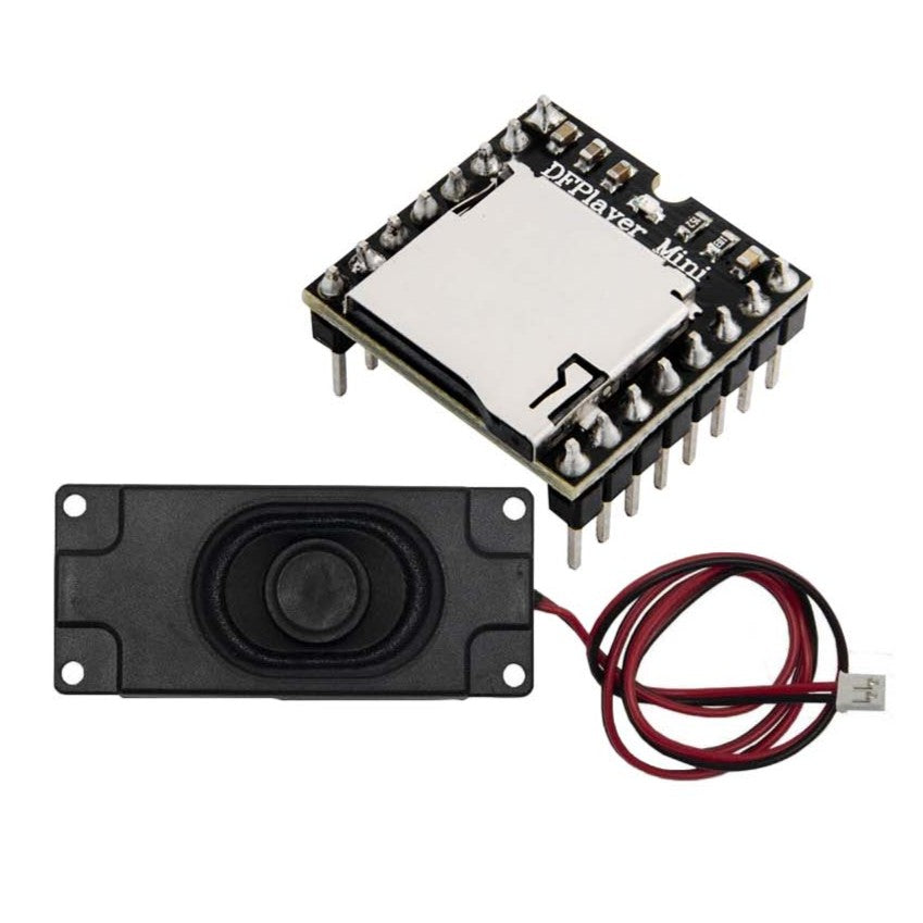 DFPlayer Mini + 3W Högtalare – MP3-spelarkit för Arduino & elektronikbyggen
