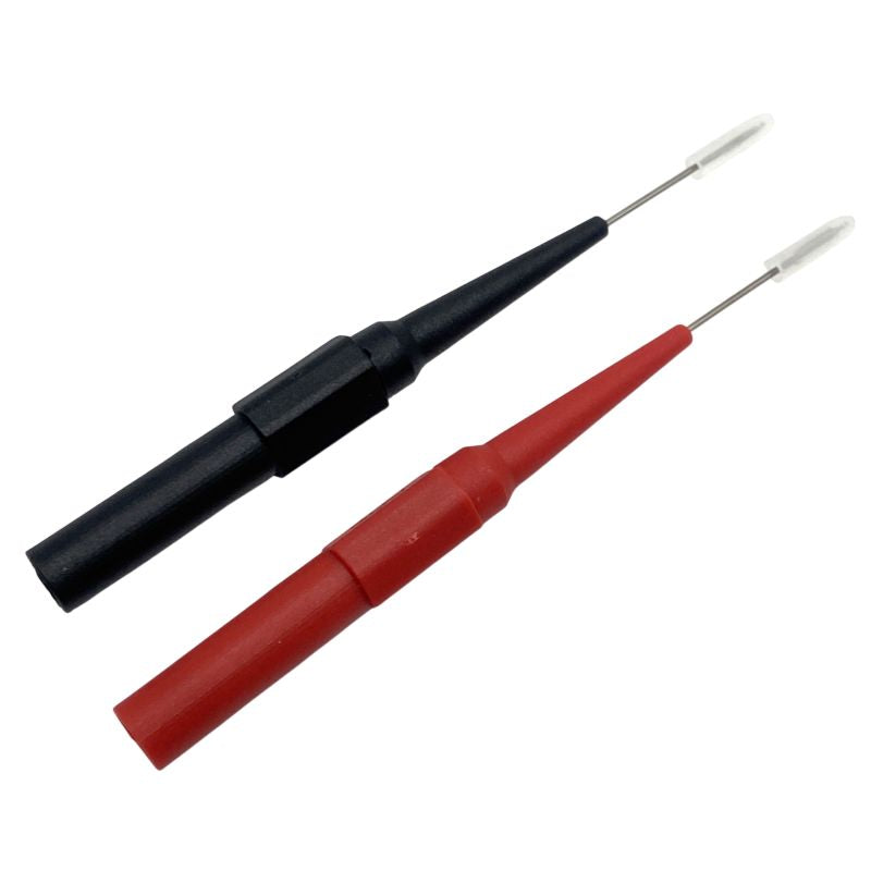2-pack Spetsiga mätprober 30VDC, 4 mm banankontakt