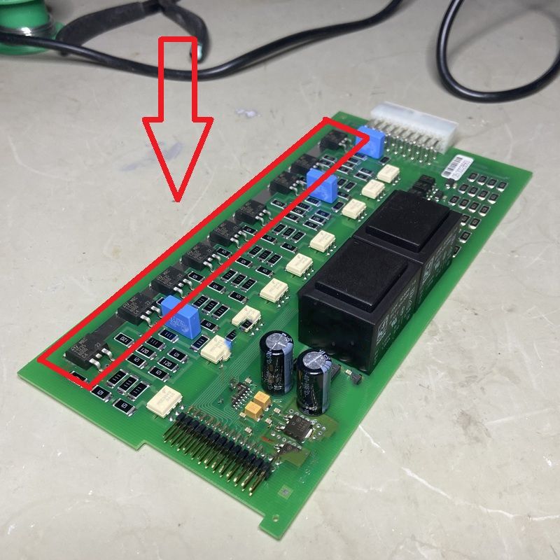 1st Triac T1235-600G till IVT REGO 600/637/637E värmepump, reparationskit 600V 12A