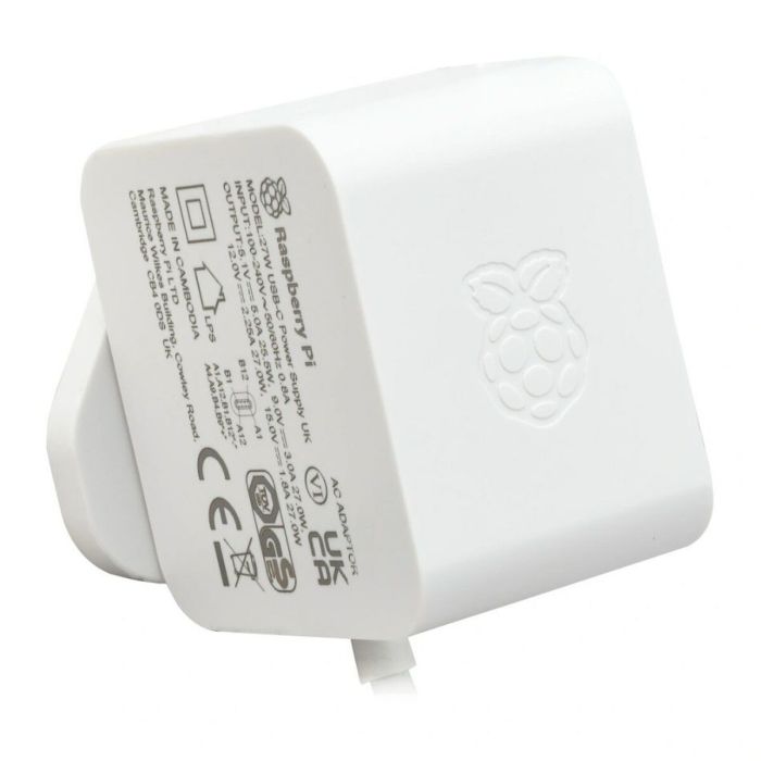 Strömförsörjning 27W USB-C till Raspberry Pi 5
