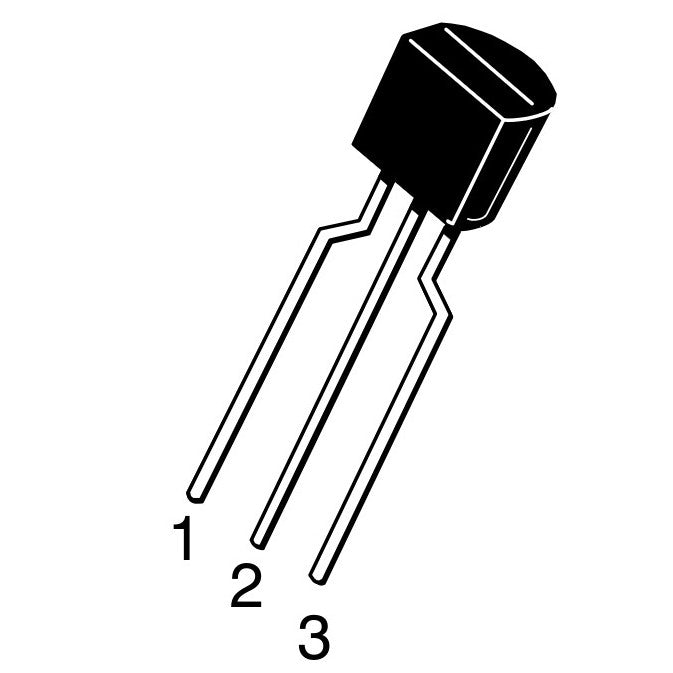 Transistor TO-92 2N3904 NPN, 40V 200mA