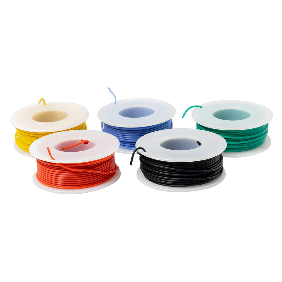 5-pack Silikonkabel 28AWG flertrådig, förtennad koppar AZ-Delivery